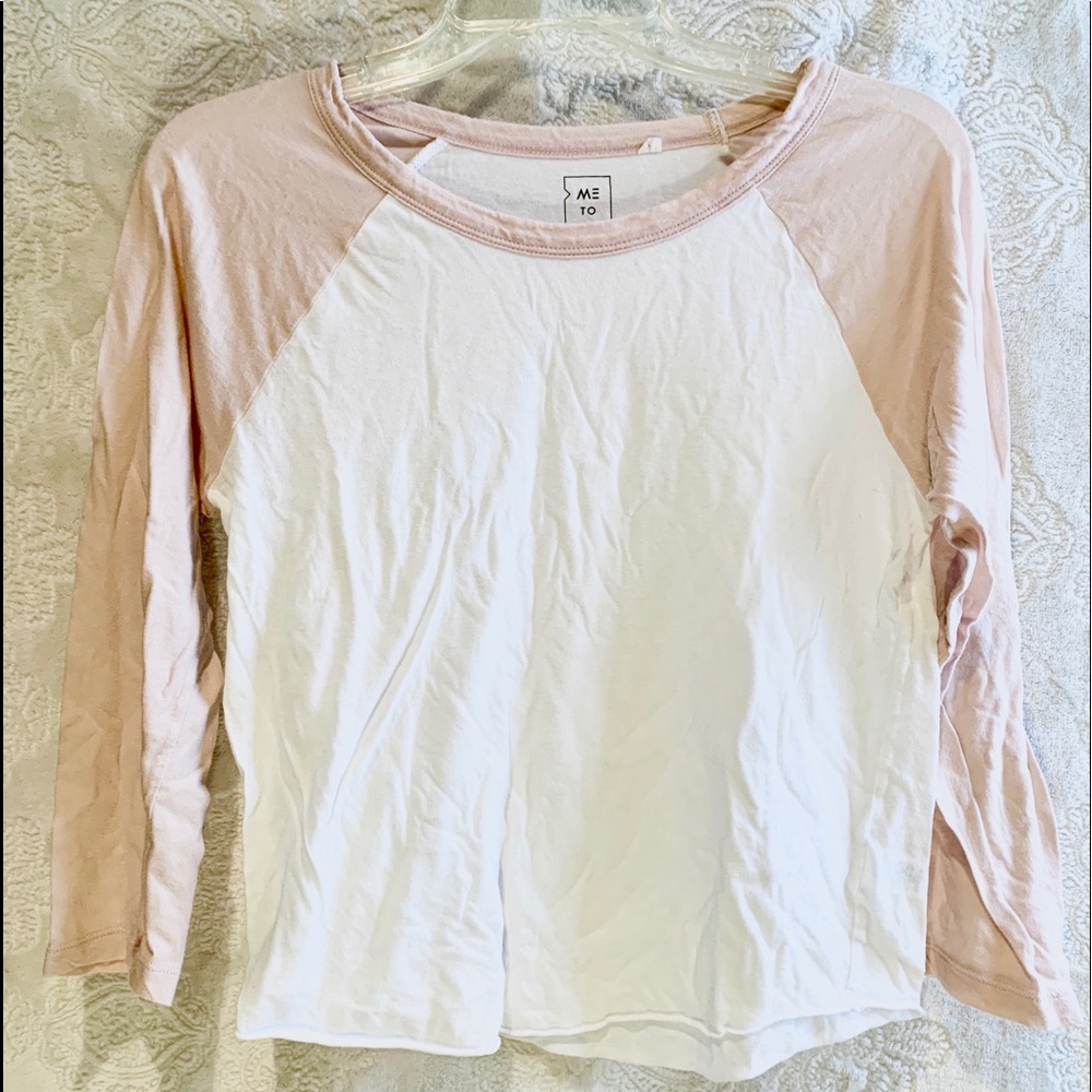 Pink Baseball Half-sleeve Tee